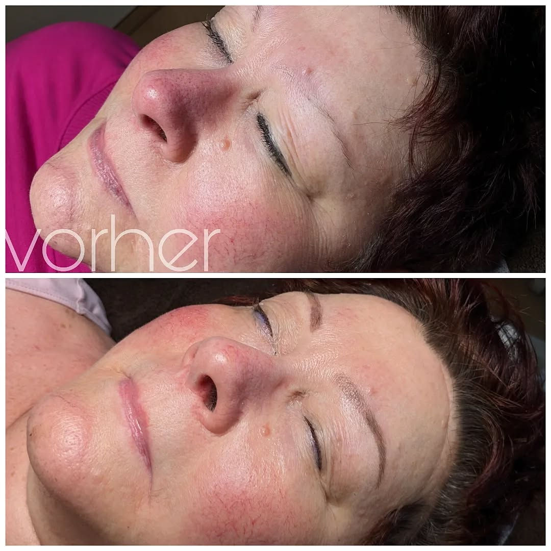 Powderbrows Permanent Make-up, sanfte Schattierung.